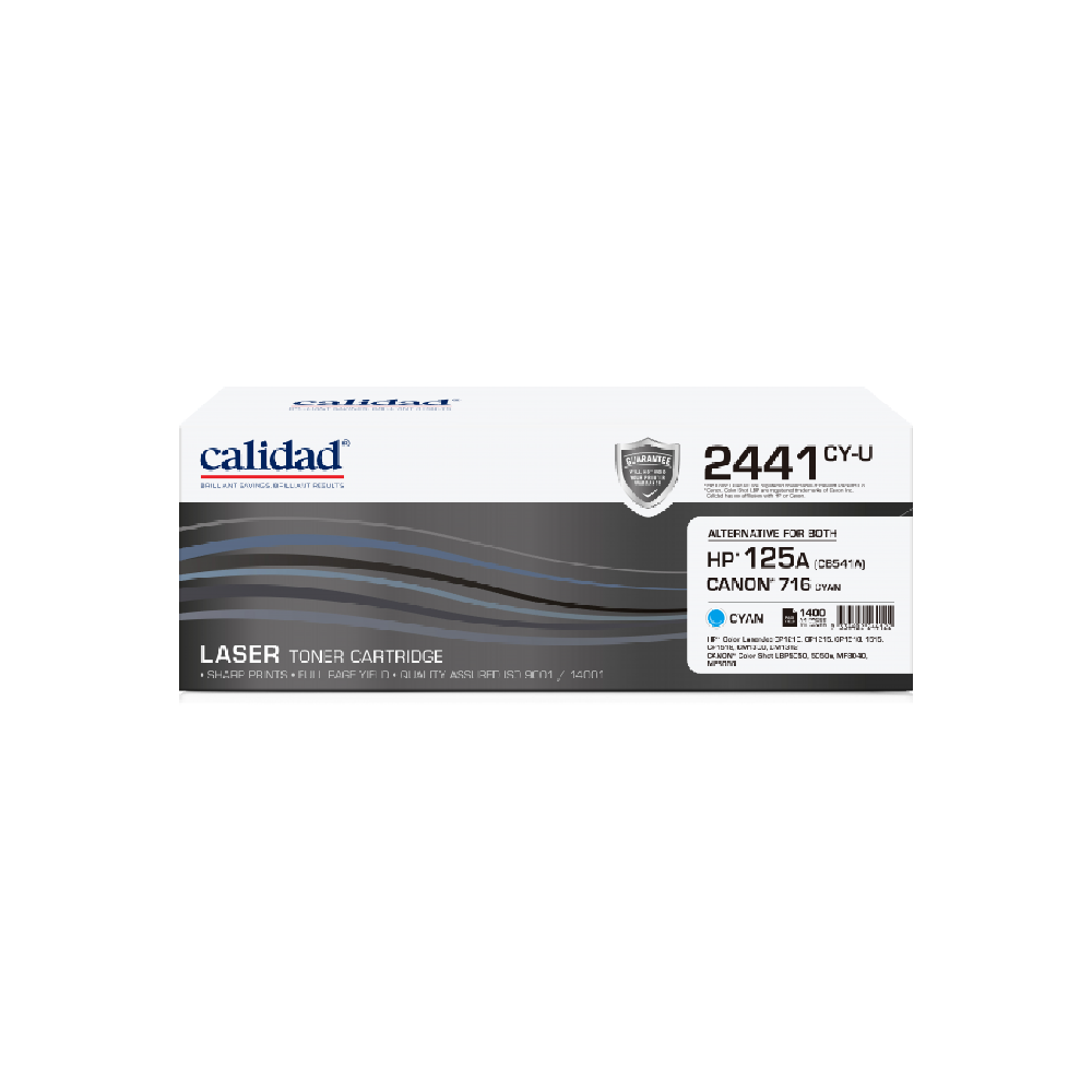 Calidad HP 125A\128A\131A Cyan (CB541A\CE321A\CF211A) Universal